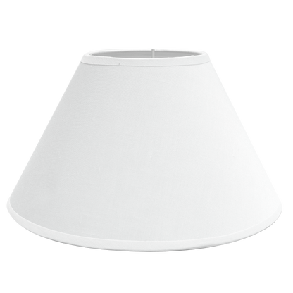 Pantalla E27 con diseño cónico cerrado para una luz difusa y elegante