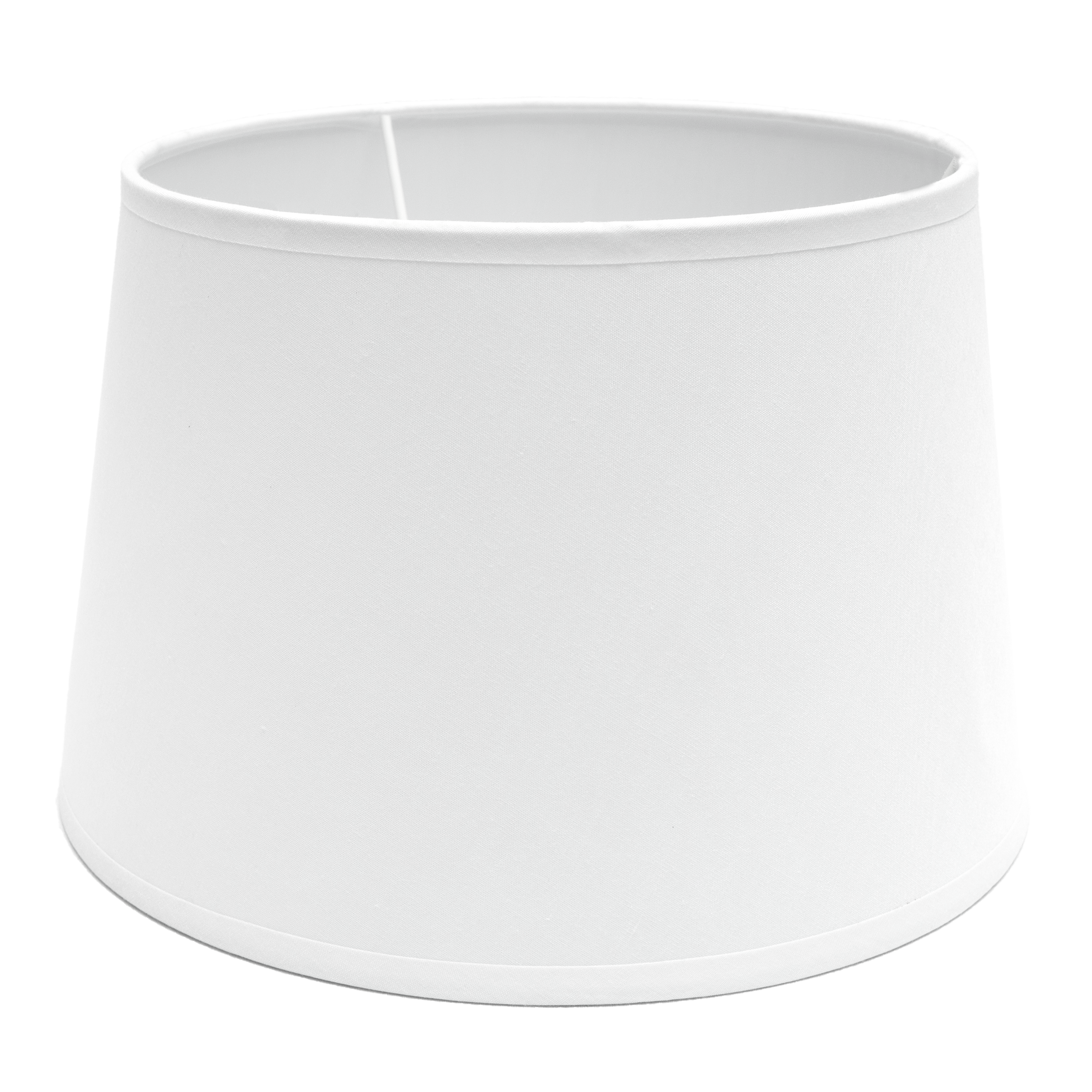 Pantalla Clara Pinza Blanca 10x8x8 Conica Abierta - Vista frontal