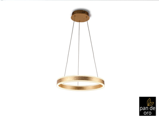 Lámpara Colgante LED Helia 50 cm Pan de Oro Schuller - vista principal | Schuller