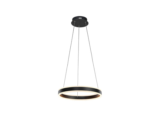 Lámpara de Techo LED Colgante Helia Pan de Schuller - Ø50 cm, Negro mate | Schuller · Ref. 831956