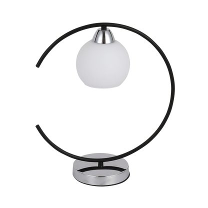 Lámpara de mesa Fuji con luz difusa general, ideal para mesas auxiliares