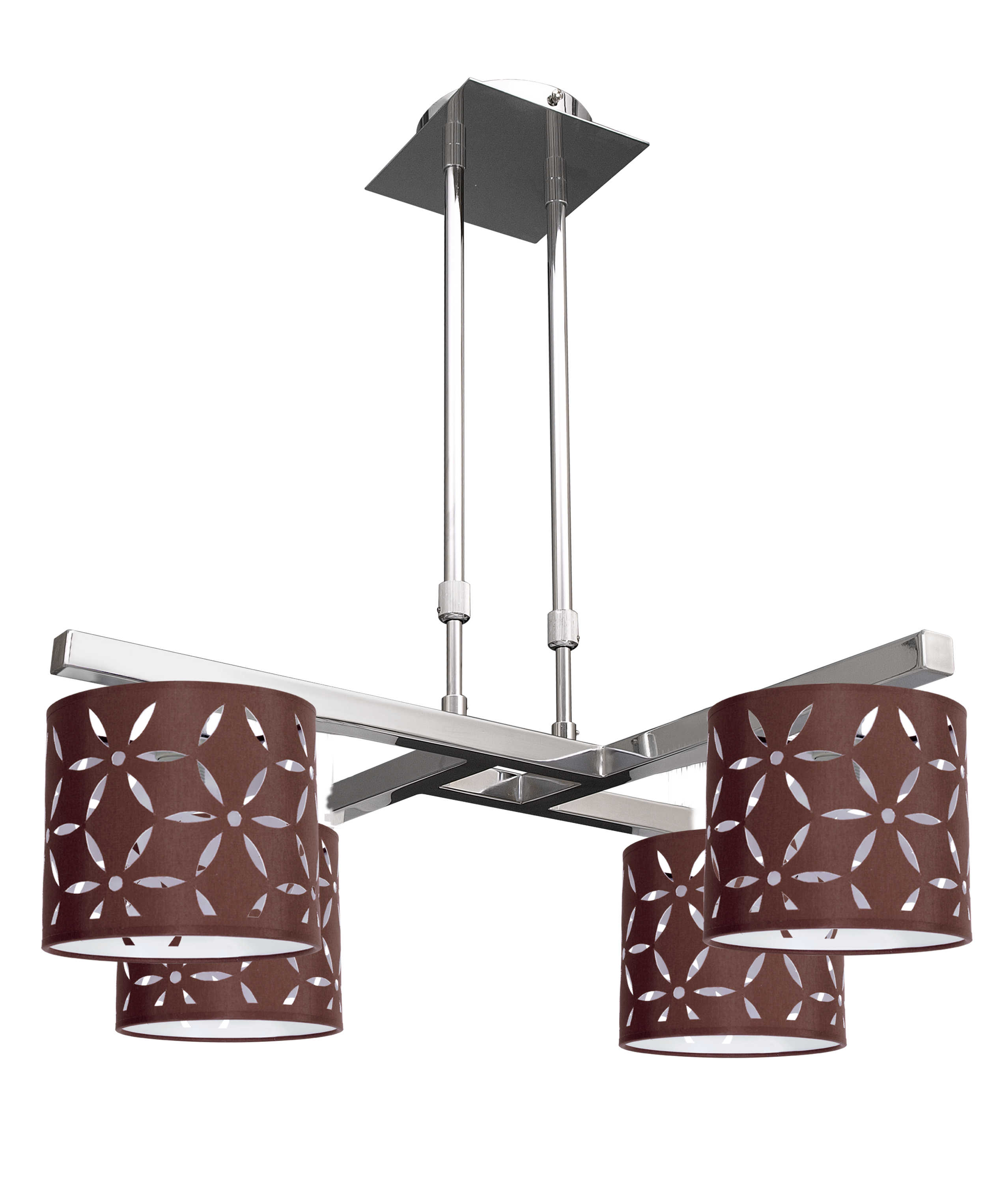 Lámpara Ipanema fabricada en material marrón, ideal para estilo clásico