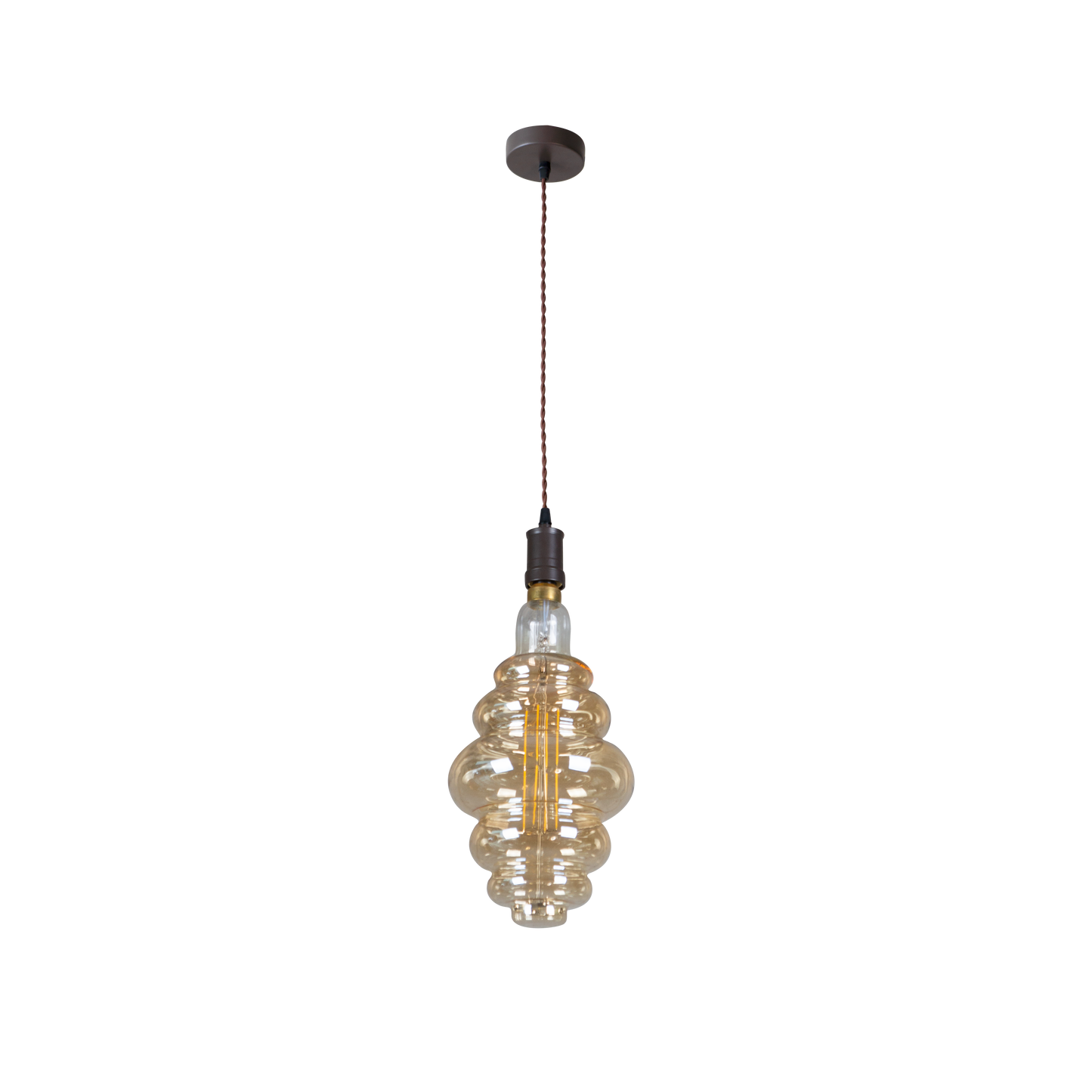 Lámpara colgante LED 8W con luz cálida 3000K para un ambiente acogedor