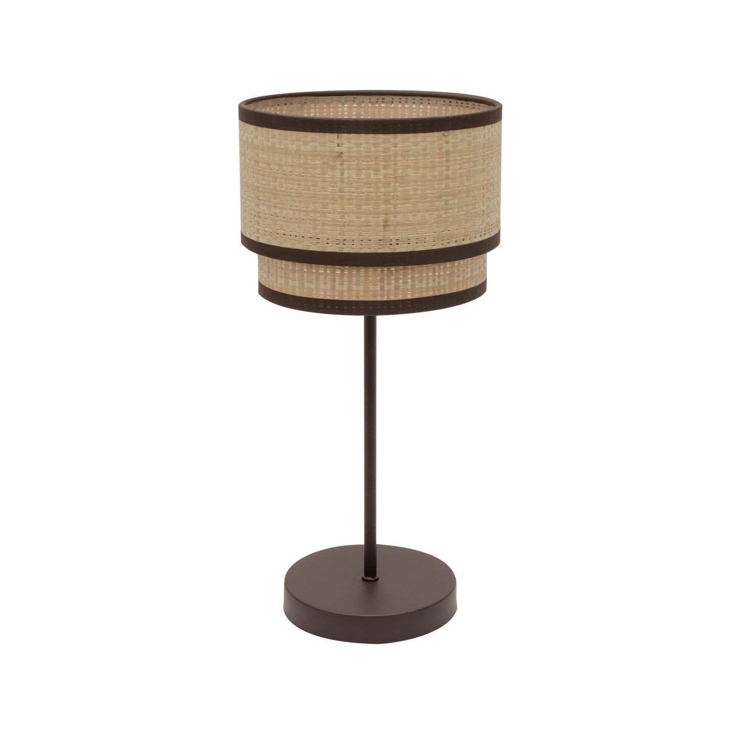 Sobremesa Alto Roque 1xe27 Natural/Marrón de Fabrilamp, diseño elegante y natural para tu hogar. Compra en luzguru.com