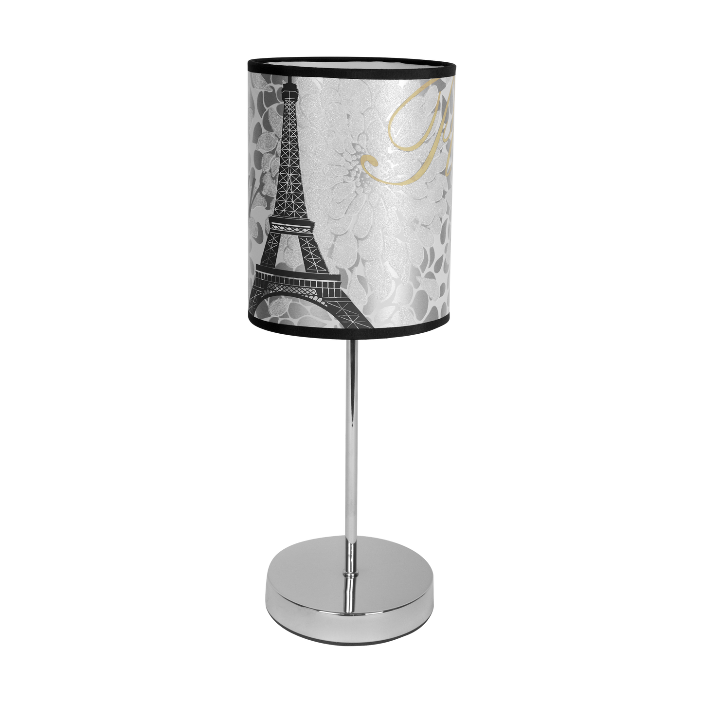 Sobremesa Eiffel Plata 1xe14 43x16 D de Fabrilamp. Diseño elegante y moderno para iluminar tu espacio.