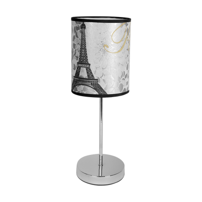 Sobremesa Eiffel Plata 1xe14 43x16 D de Fabrilamp. Diseño elegante y moderno para iluminar tu espacio.