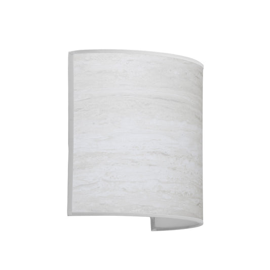 Aplique de pared Mera mármol ALEMAR con pantalla efecto mármol - Vista principal