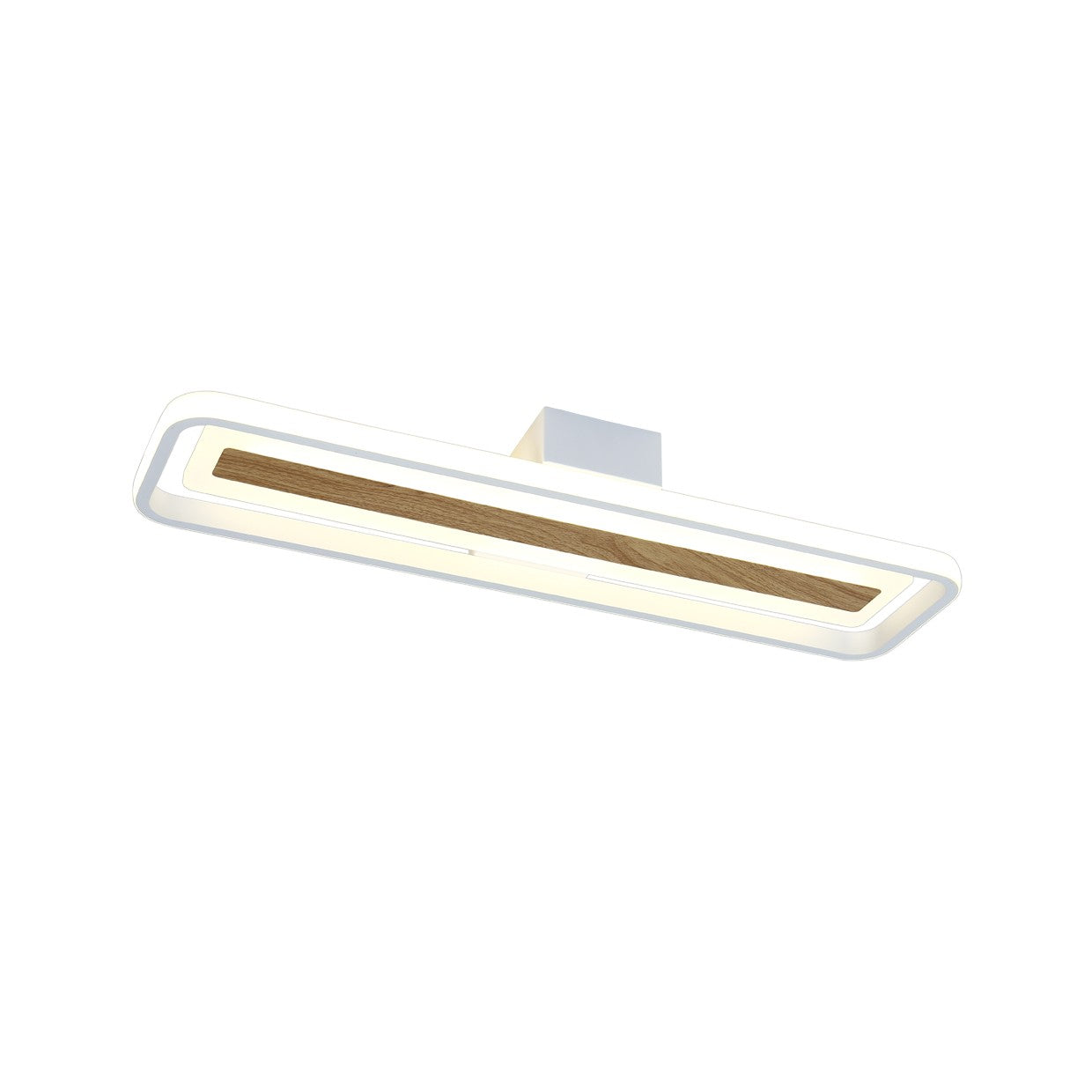 Plafon LED Volano 60W ALEMAR blanco madera - Vista principal