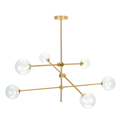 Elegante lámpara colgante color bronce ideal para salón o comedor