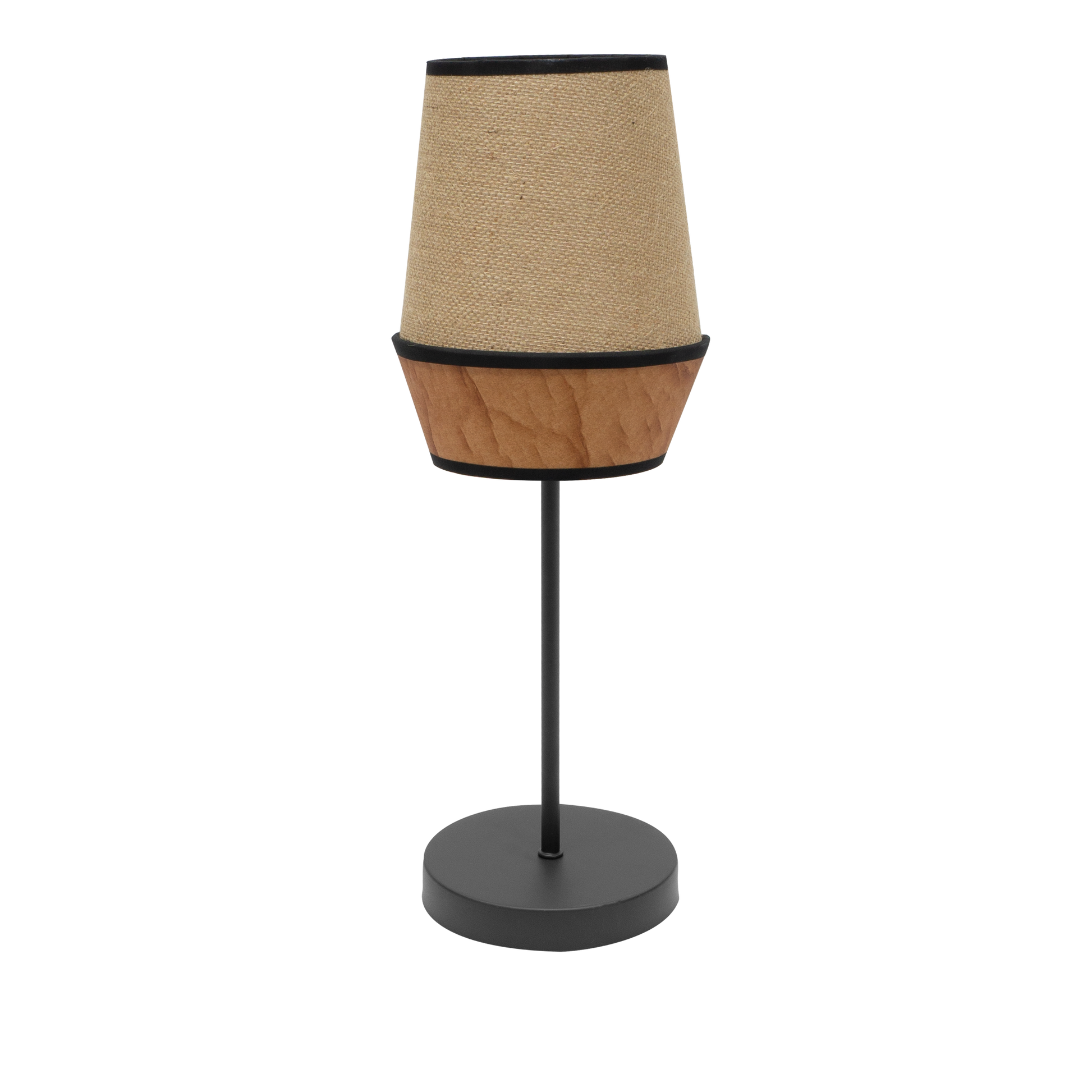 Sobremesa Campana fabricada en metal color Saco/Marrón/Negro, ideal para interiores