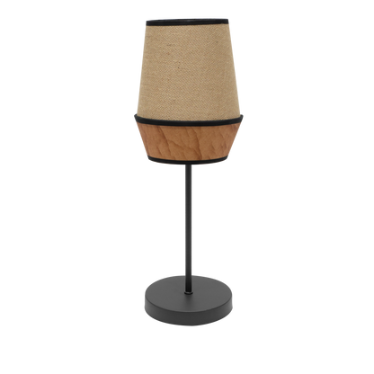 Sobremesa Campana fabricada en metal color Saco/Marrón/Negro, ideal para interiores