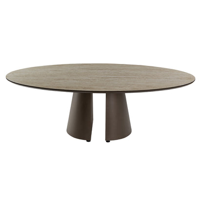 Mesa de Centro Ovalada Travertino - Samara Schuller - 498814 - Vista 6