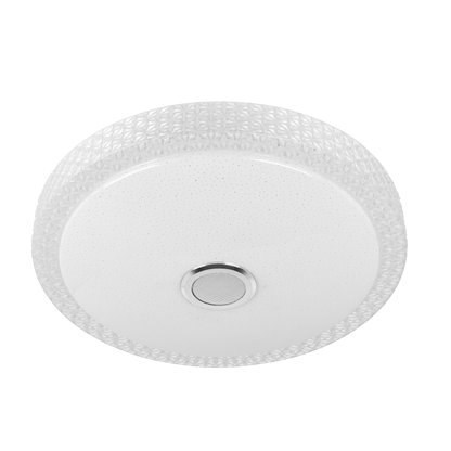 Plafón LED Zaid 48W RGB Blanco/Transparente - Vista frontal