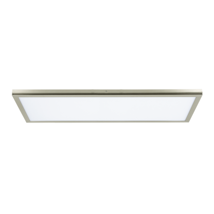 Panel de superficie elegante en níquel, perfecto para iluminación de interiores