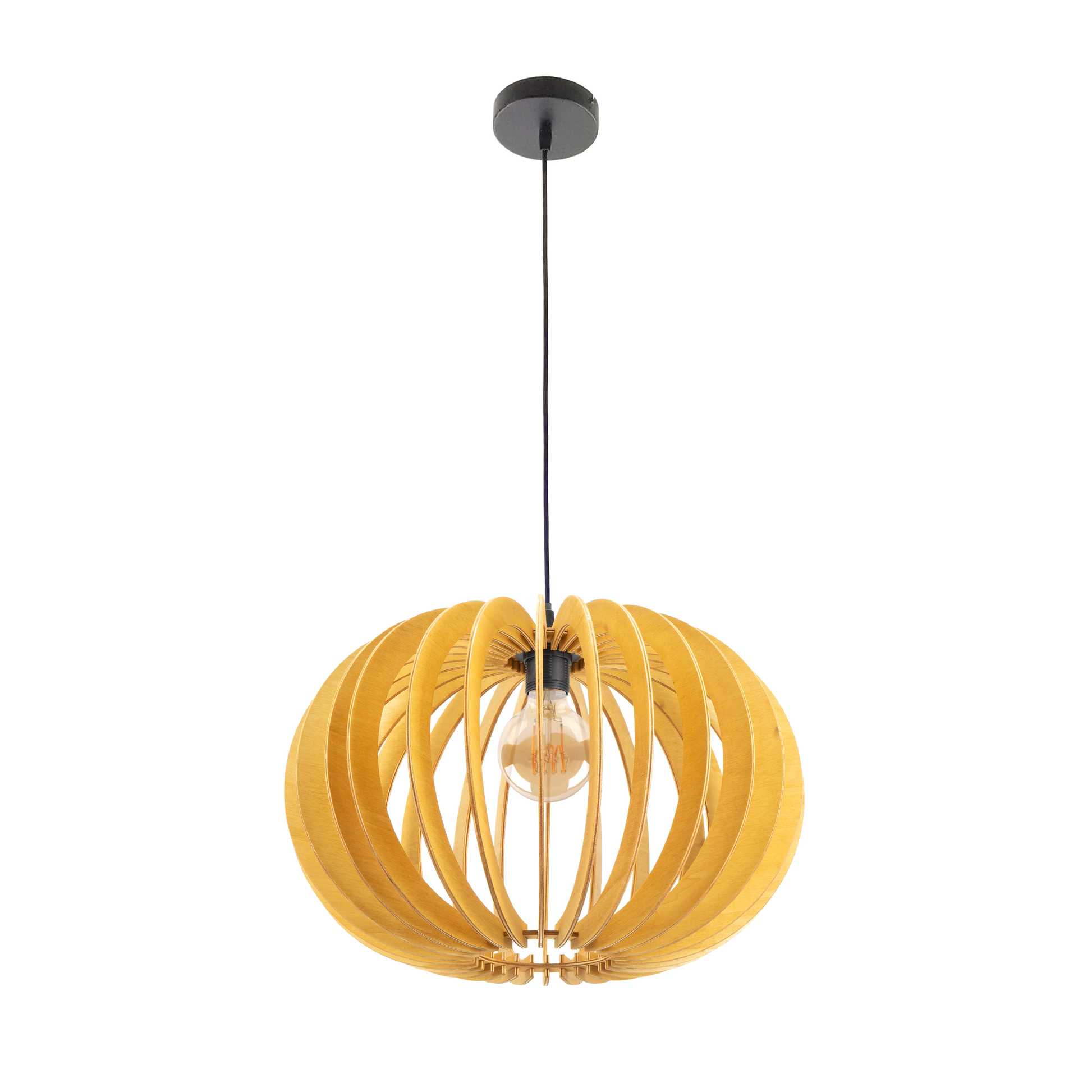 Lámpara colgante rústica Olmo, ideal para crear un ambiente acogedor