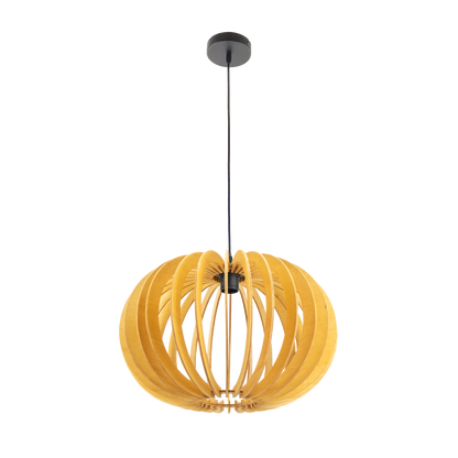 Lámpara colgante de madera natural, perfecta para el comedor