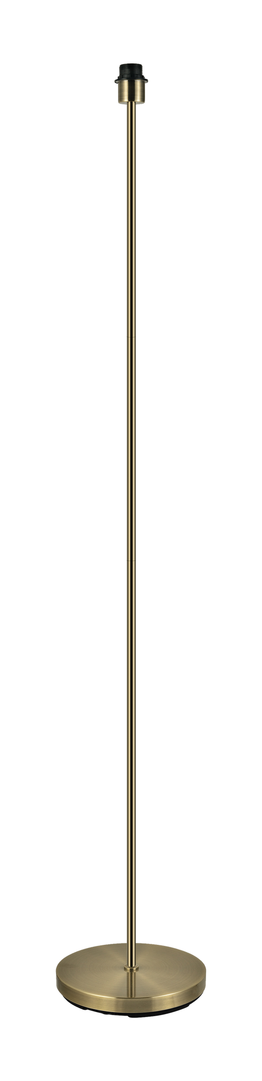 Pie de salón Cara fabricado en metal color cuero, ideal para salón