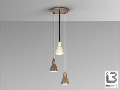 Lámpara de Techo 3 Luces Afra Regulable - Schuller - 13217 - Vista 3