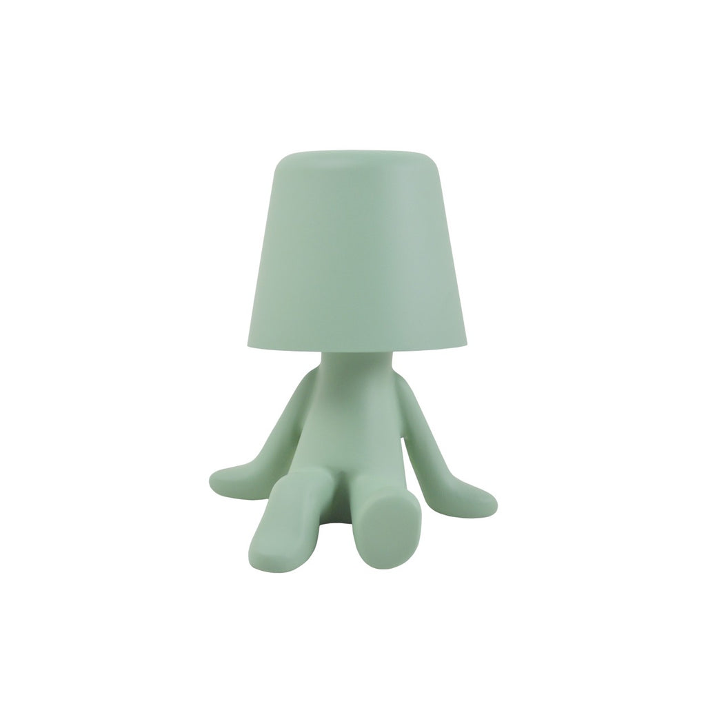 Lámpara sobremesa LED Lenox Verde recargable ALEMAR con interruptor táctil - Vista principal