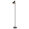 Pie de salón Ander Alemar negro madera con cabeza orientable - Vista principal