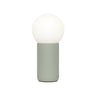 Lámpara de sobremesa Mint verde ALEMAR con tulipa opal - Vista principal