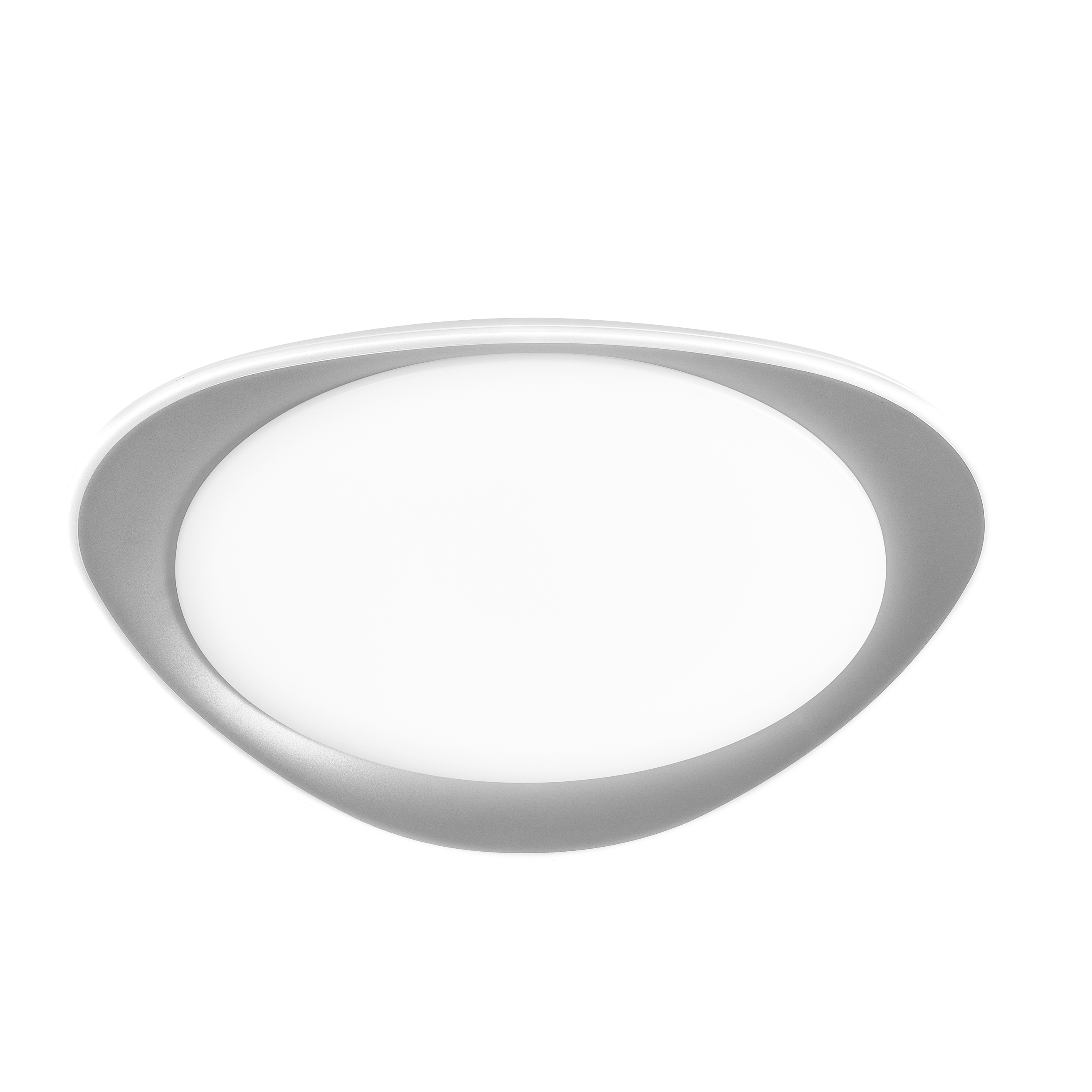 Plafón Daire Gris 72W LED - Vista general del diseño moderno y elegante.