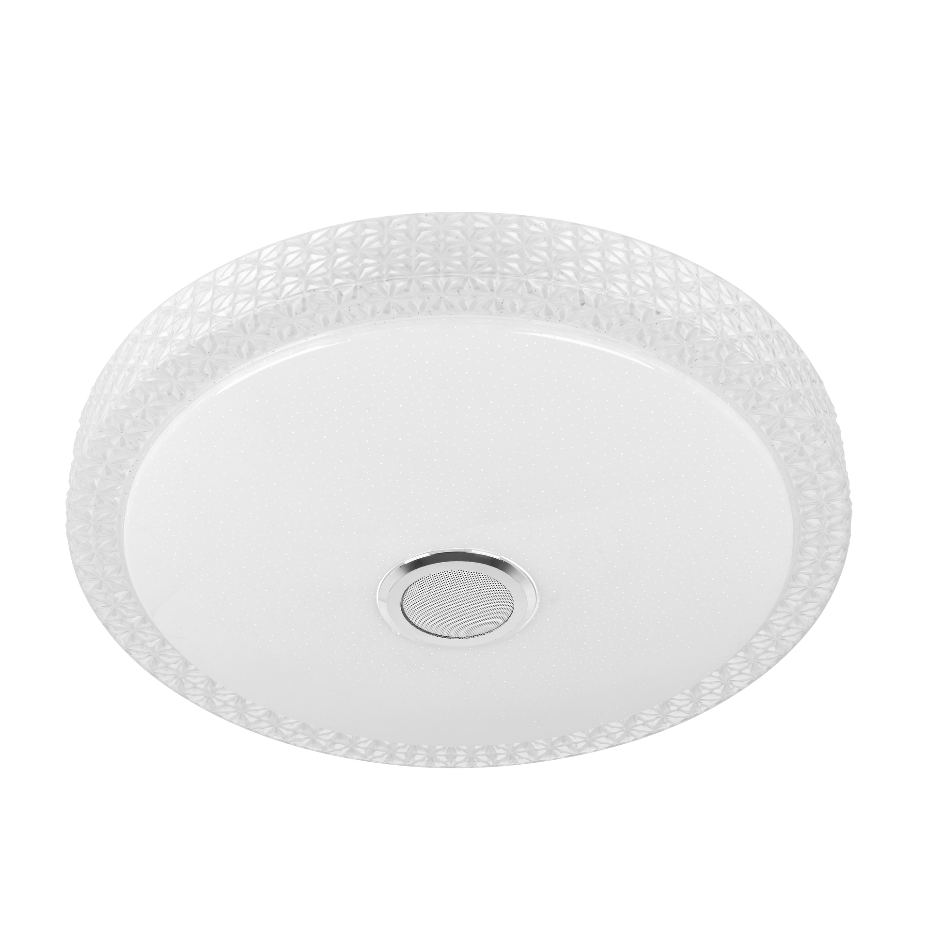 Plafón LED Zaid 48W RGB Blanco/Transparente - Vista frontal
