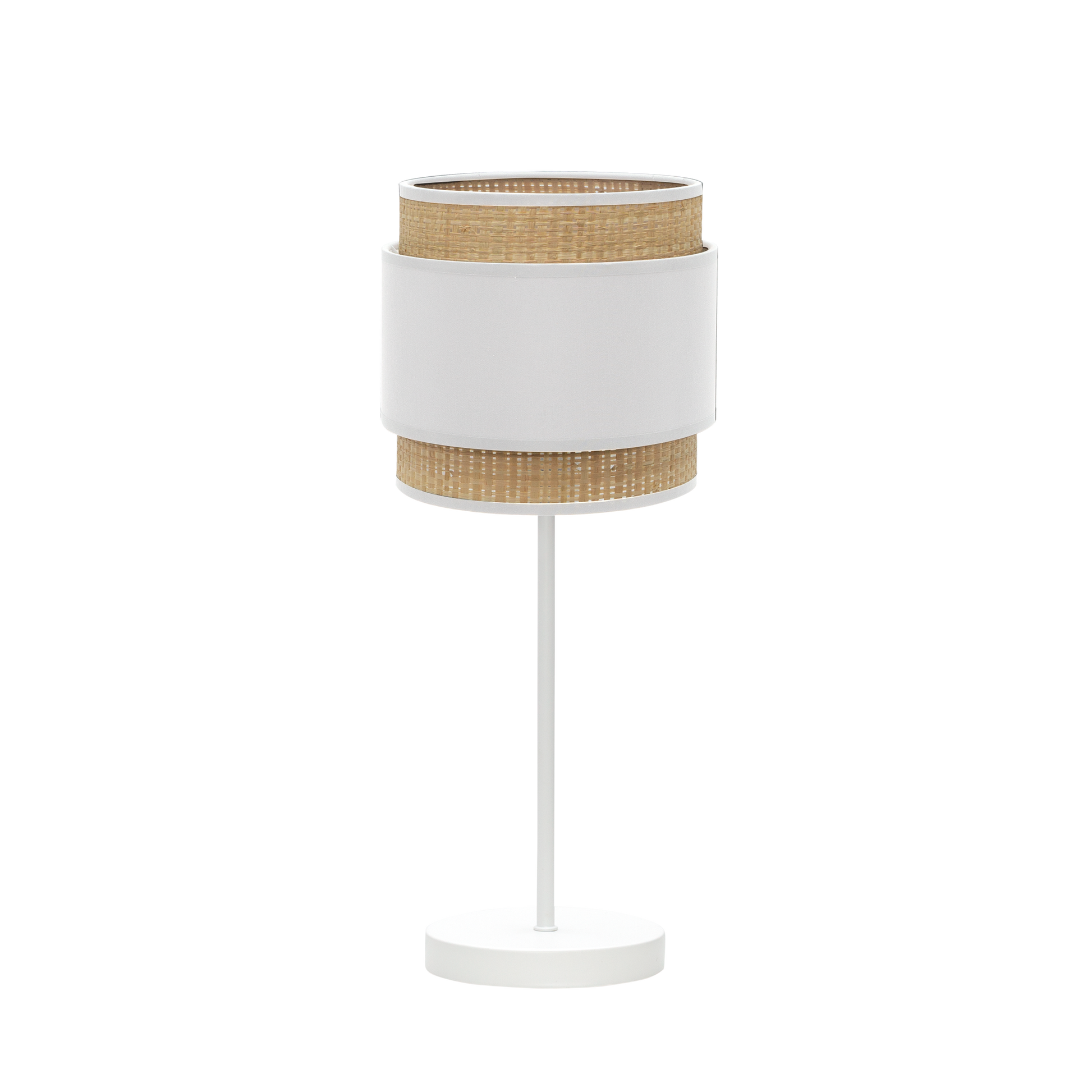 Sobremesa Kandy Natural/Blanco de Fabrilamp, diseño moderno y elegante para tu hogar. Disponible en luzguru.com