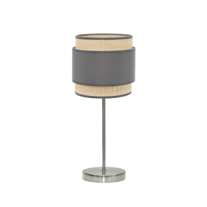 Sobremesa Kandy Natural/Gris de Fabrilamp, diseño moderno y elegante para iluminar tu hogar.