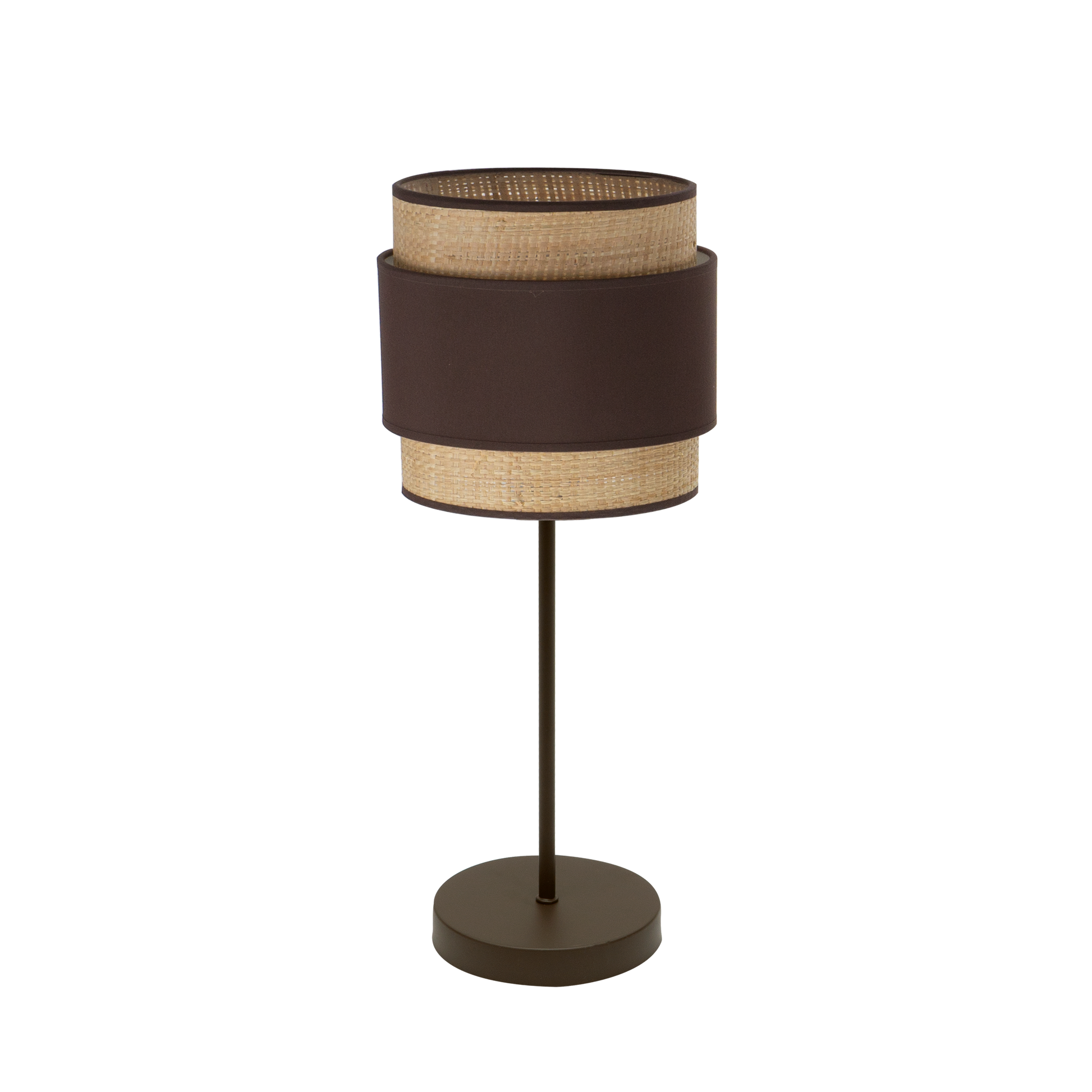 Sobremesa Kandy Natural/Marrón de Fabrilamp, diseño moderno y elegante para iluminar tu hogar.