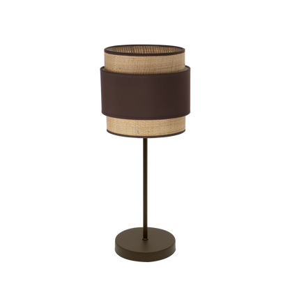 Sobremesa Kandy Natural/Marrón de Fabrilamp, diseño moderno y elegante para iluminar tu hogar.