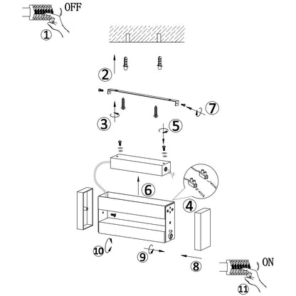 Aplique Longo ALEMAR en uso para iluminación de terraza