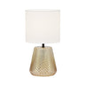 Lámpara sobremesa Glow Ámbar ALEMAR con base cristal - Vista principal