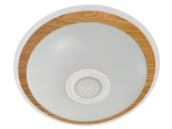 Plafón LED Musical Ø530mm Madera Muñoz e Hijos | 90M55M