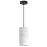 Colgante 1 luz Tala mármol 15cm ALEMAR con pantalla cilíndrica - Vista principal