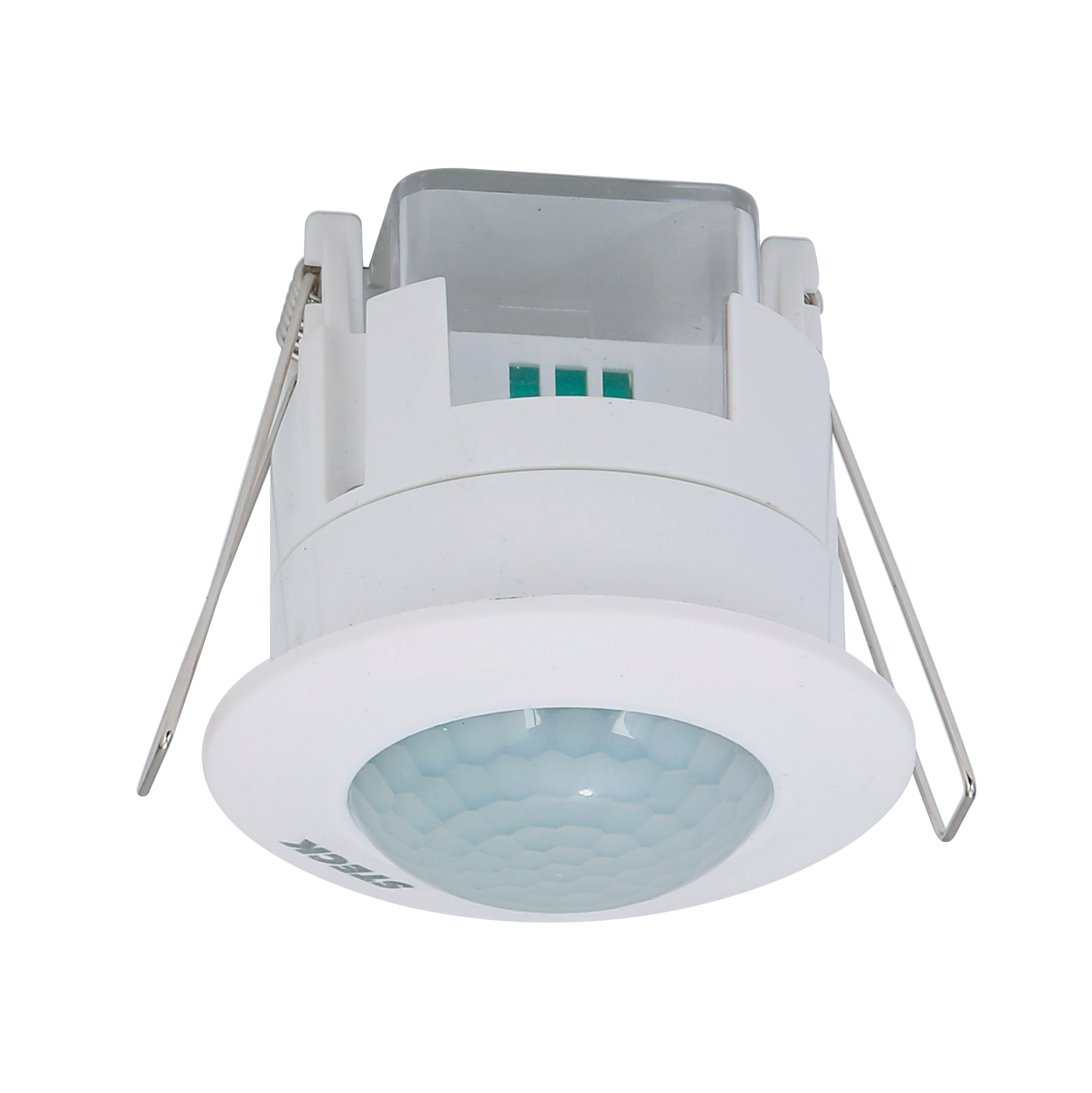 Sensor de movimiento de encastrar Fabrilamp, blanco, IP20, alcance 6m, 360 grados.