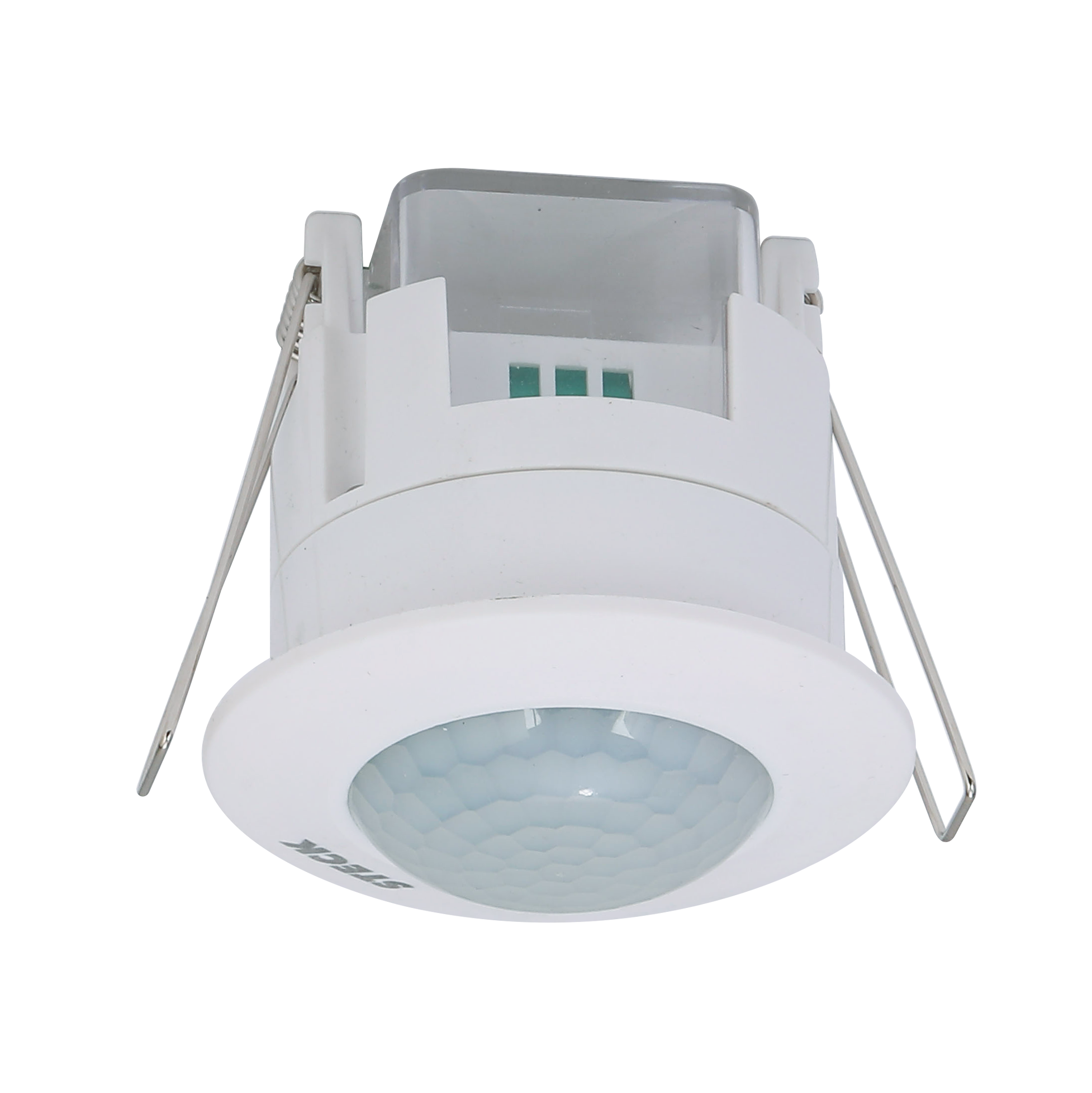 Sensor de movimiento de encastrar Fabrilamp, blanco, IP20, alcance 6m, 360 grados.