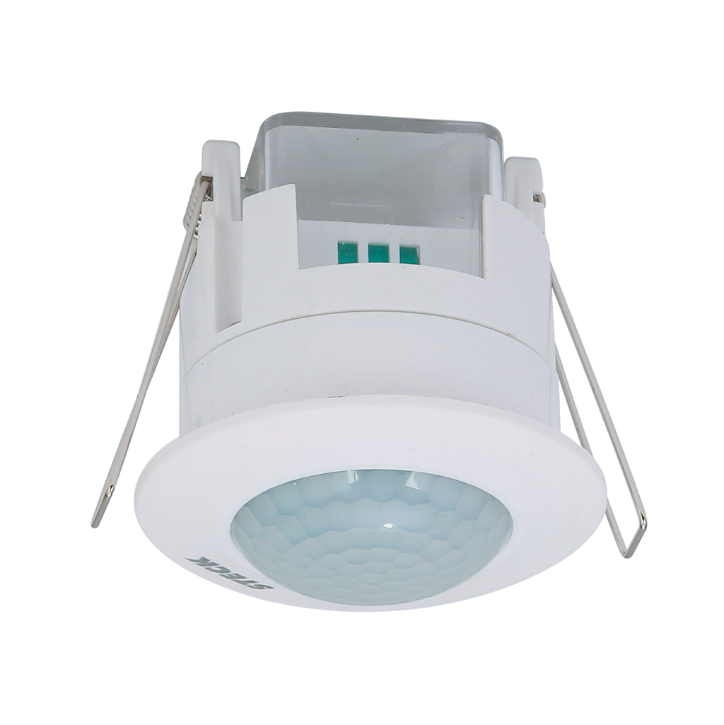 Sensor fabricado en Policarbonato color Blanco, ideal para pasillos