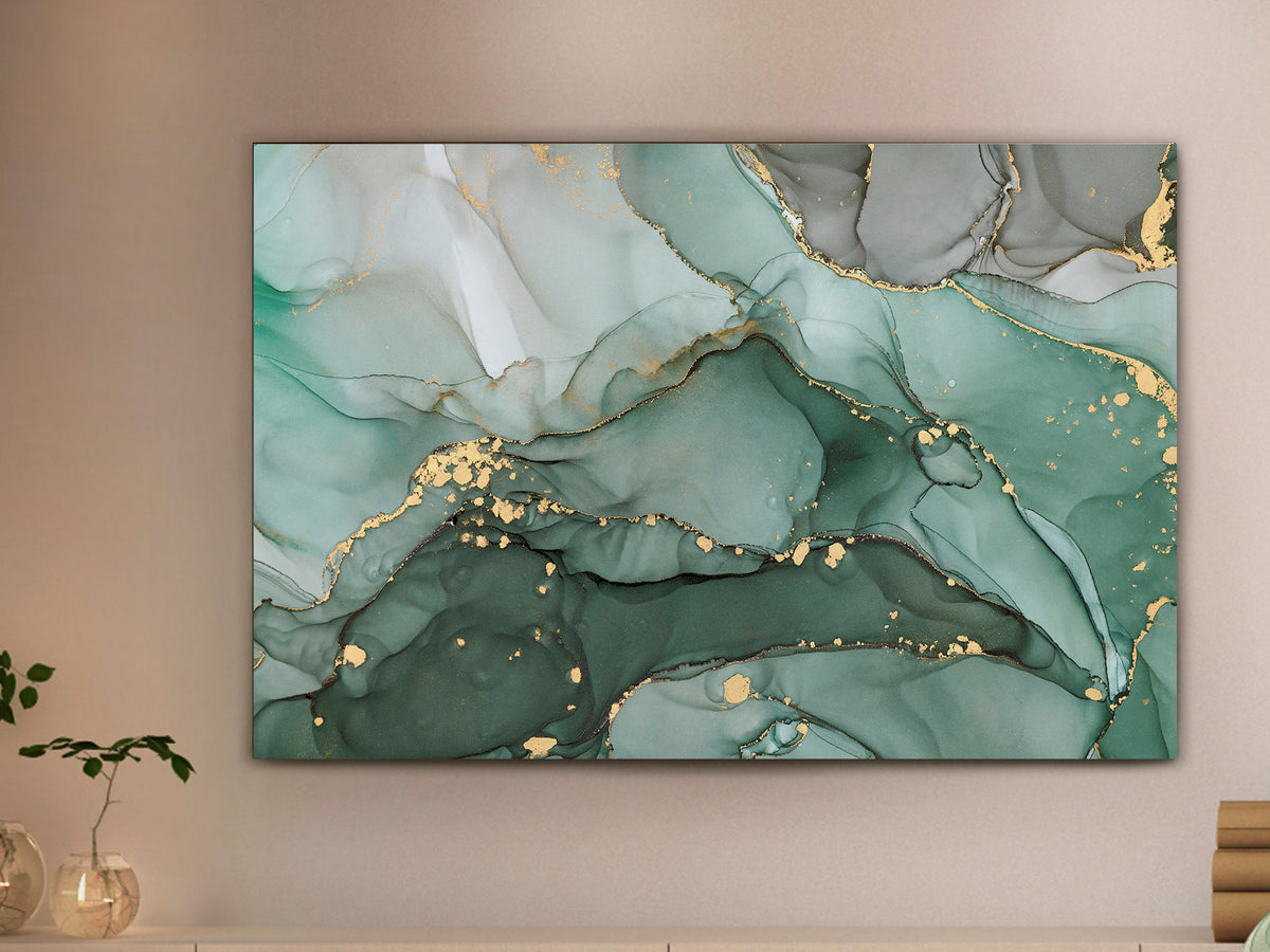 Fotografía Decorativa Fondo Marino 180x120 cm Cristal Templado Schuller en ambiente decorado | Schuller
