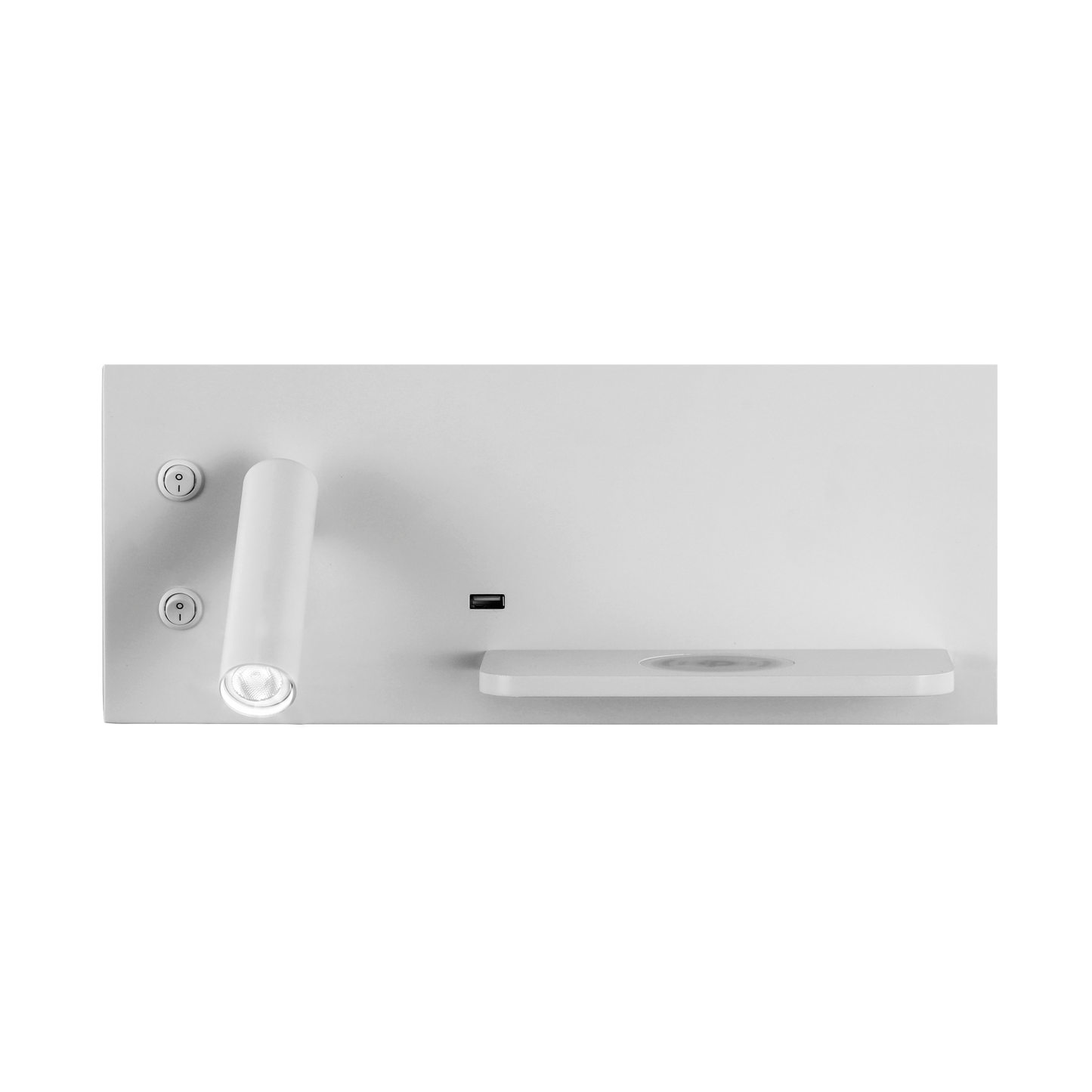 Aplique LED con foco orientable 350º y plegable 90º para lectura