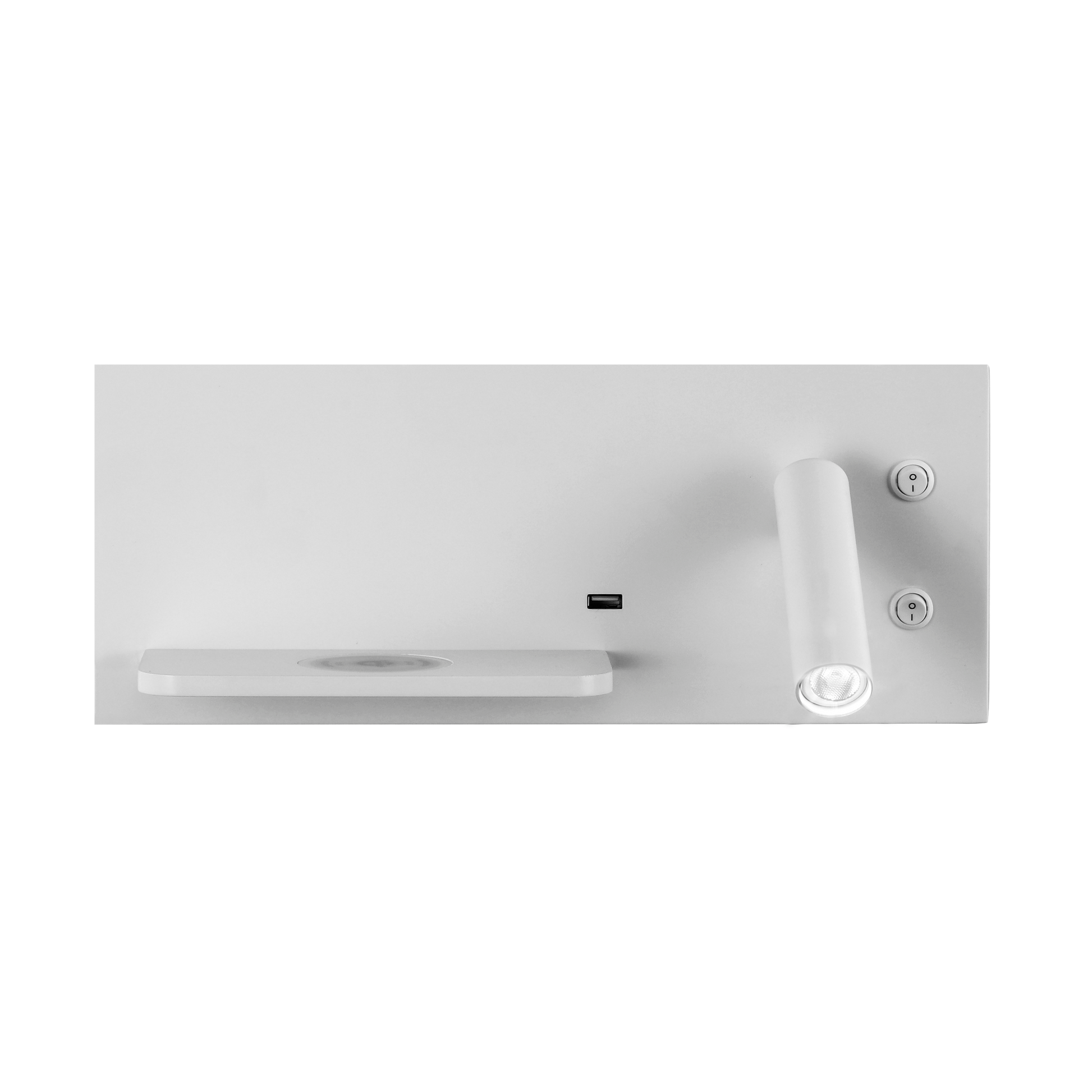 Aplique LED con foco orientable 350º y plegable 90º para lectura