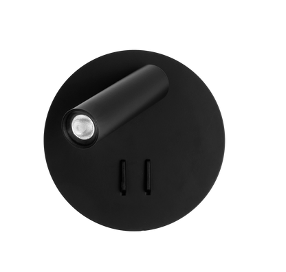 Aplique LED con Foco Orientable 350º, ideal para iluminar interiores con estilo