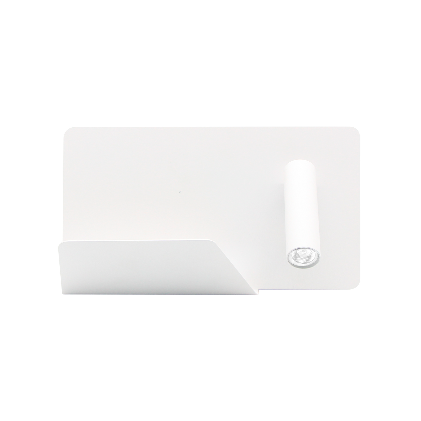 Lámpara de pared moderna con estante, ideal para dormitorio