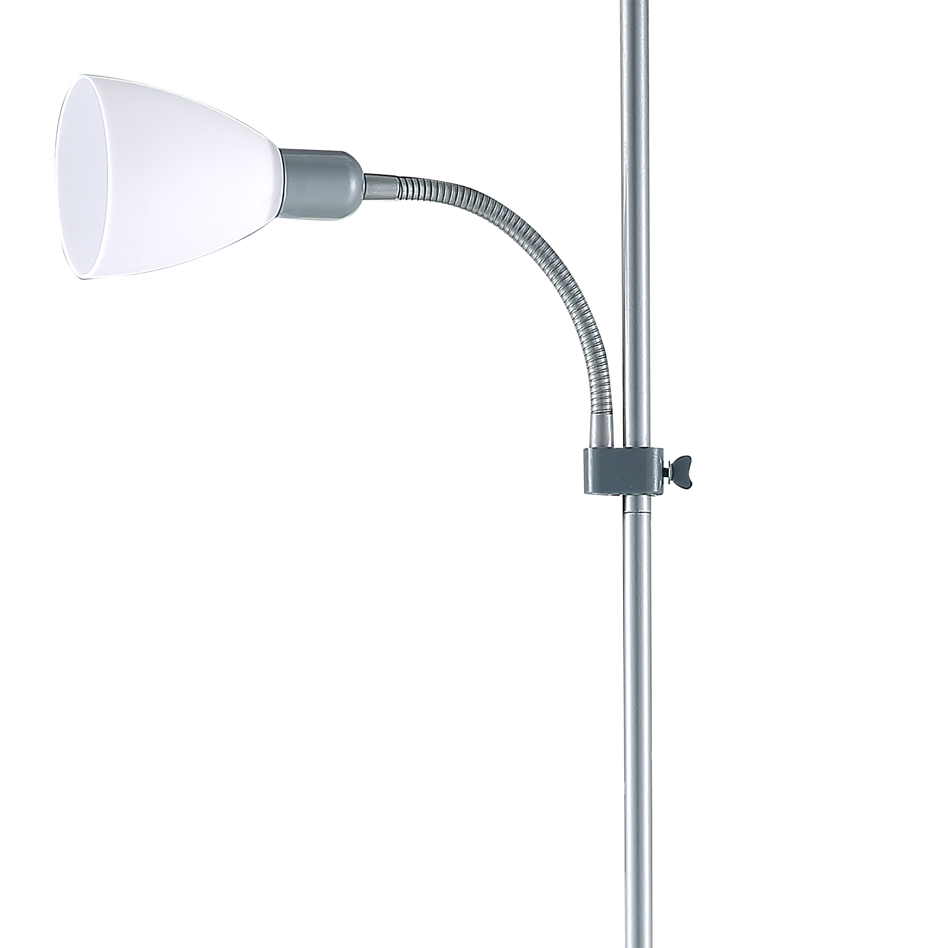 Lámpara de pie con lector orientable ideal para lectura
