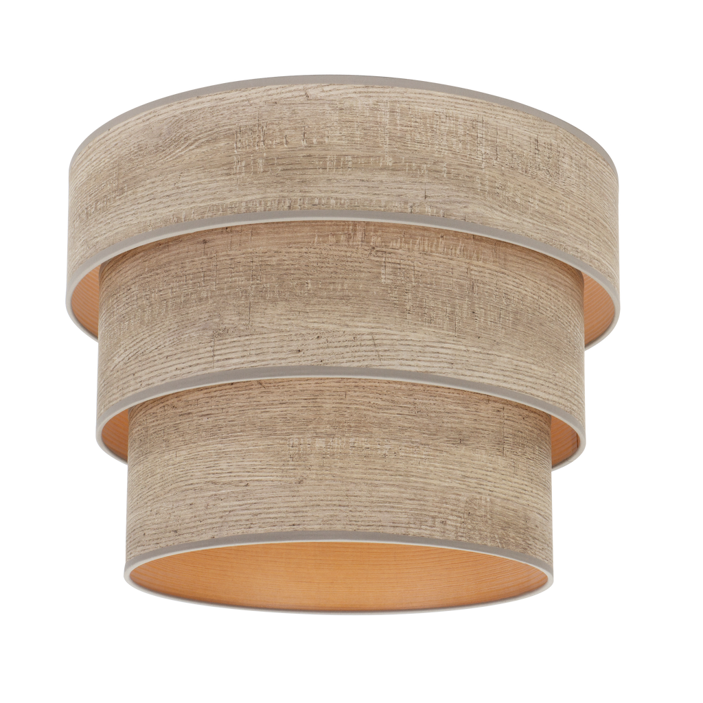 Pantalla Colgante Triple Smile M10 Madera Gris - Vista frontal