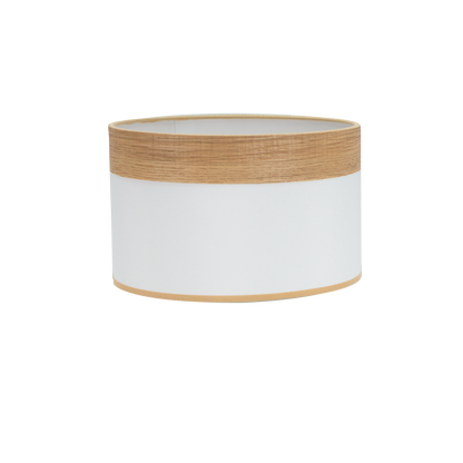 Pantalla para lámpara de pie con diseño cilíndrico ideal para crear un ambiente moderno