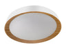 Plafón LED Plafón LED 44W de Lámparas Muñoz e hijos (Plafón LED) en color Blanco-Madera con diseño circular - Ref 9340MB

