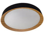 Plafón LED Plafón LED 69W de Lámparas Muñoz e hijos (Plafón LED) en color Negro-Madera Roble con diseño circular - Ref 9350MN

