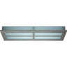 Plafón URALITE rectangular de Interlusa en acabado níquel para cocina