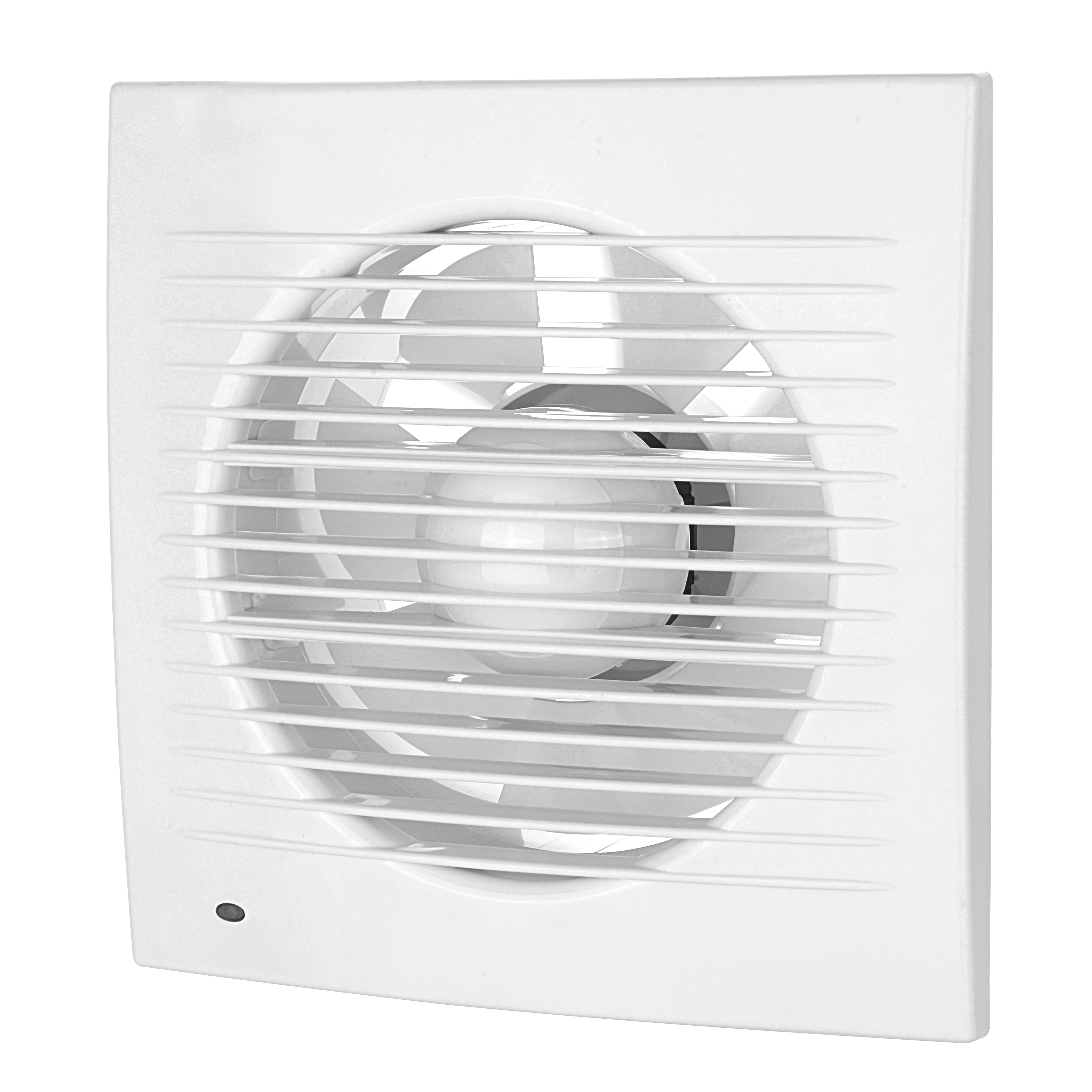 Extractor de baño Soleas 15w blanco, cuadrado, 21x21x8 cm, Fabrilamp.